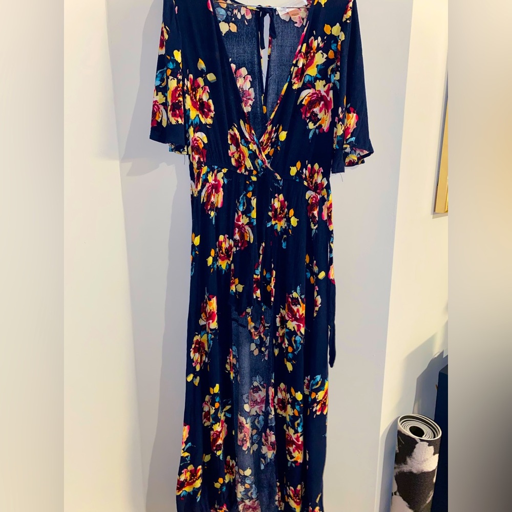 Navy floral dress/romper from Band of Gypsies